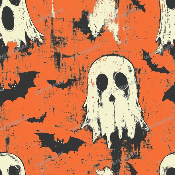 Halloween Seamless Pattern