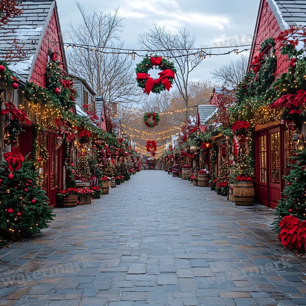 Classic Christmas Backdrop Images