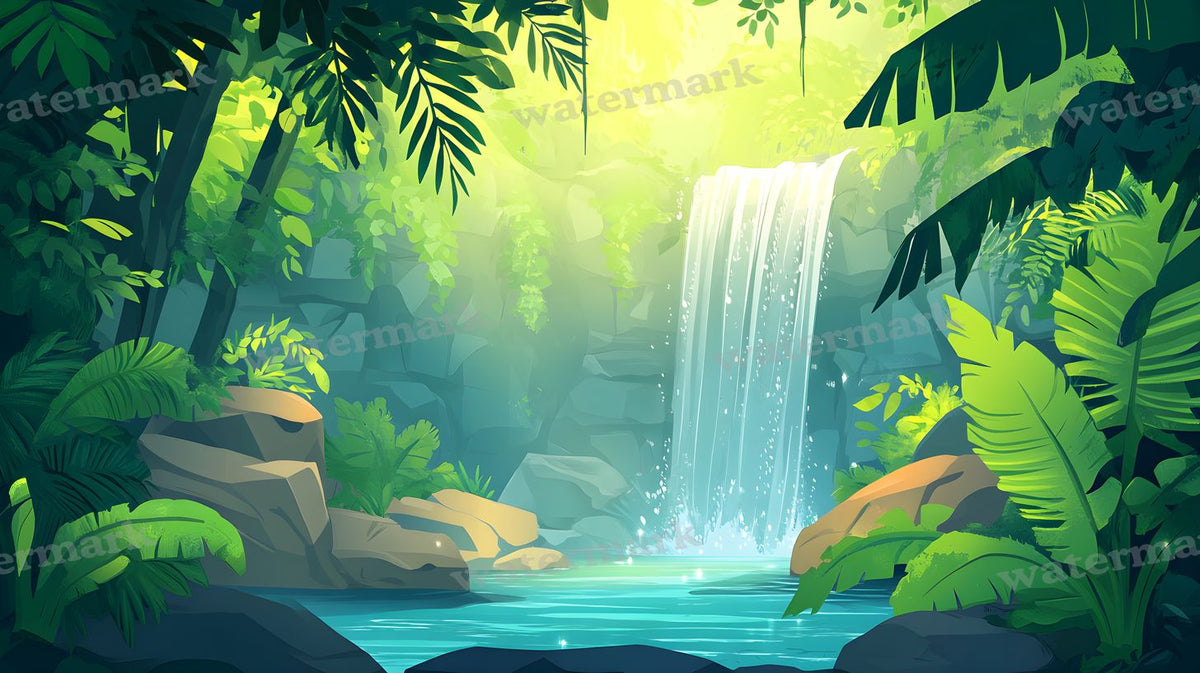 Tropical Forest Backdrop Images