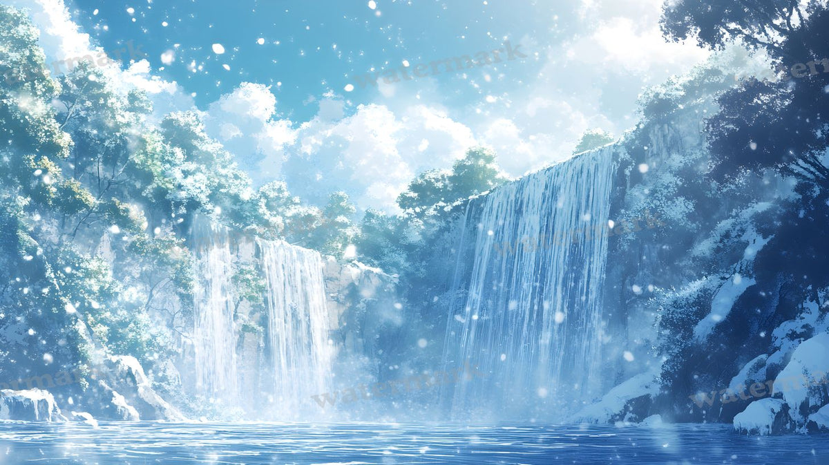 Winter Snow Backdrop Images