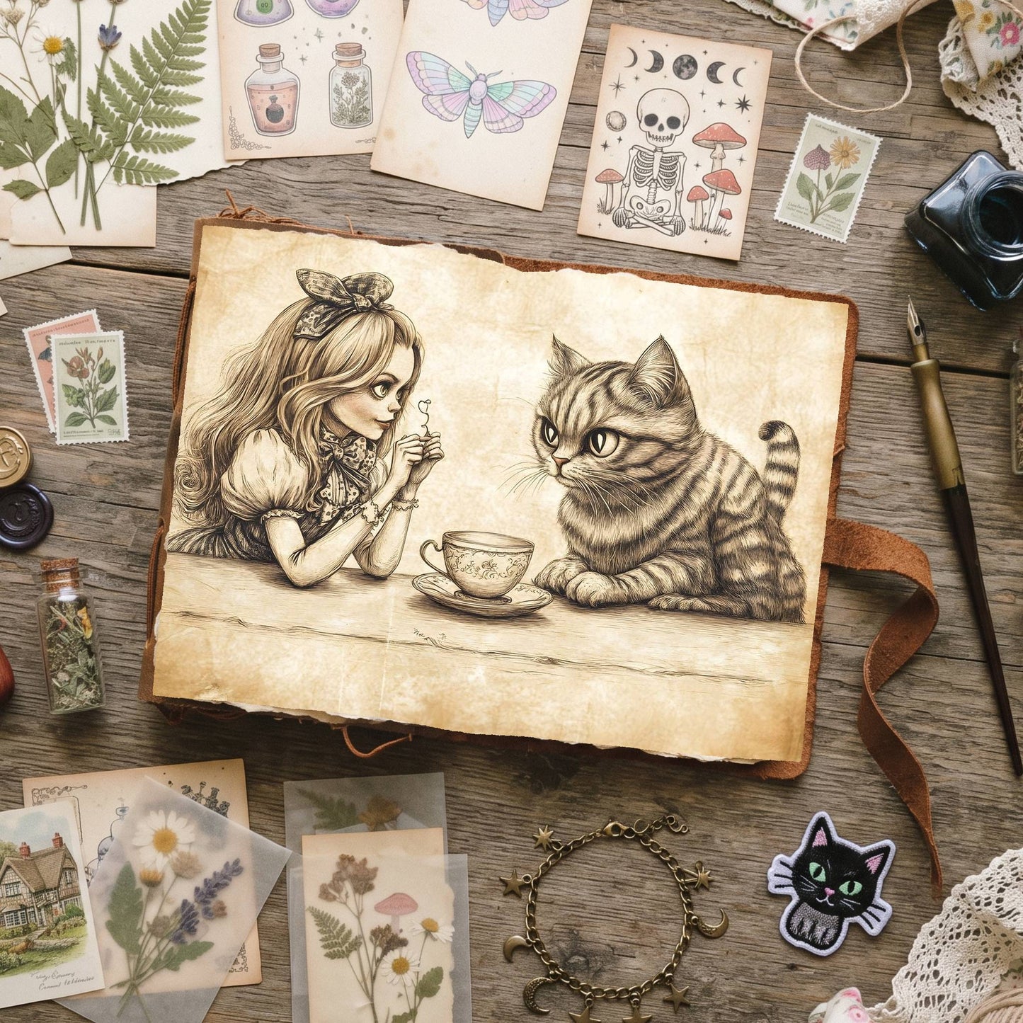 Alice In Wonderland Digital Papers
