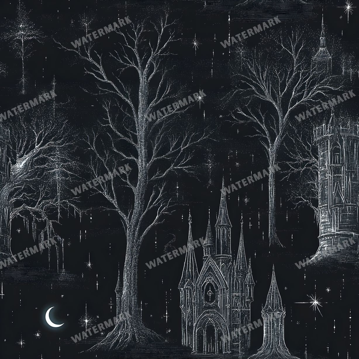Witchcraft Seamless Pattern