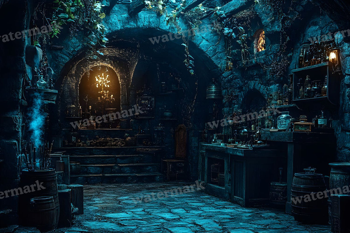 Alchemist Corner Study Backdrop Images