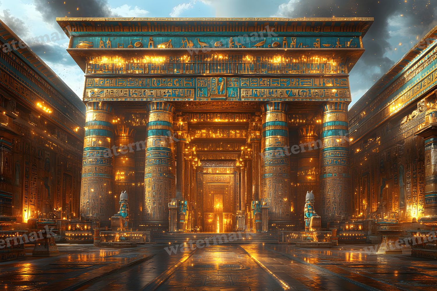 Ancient Egyptian Night Backdrop Images