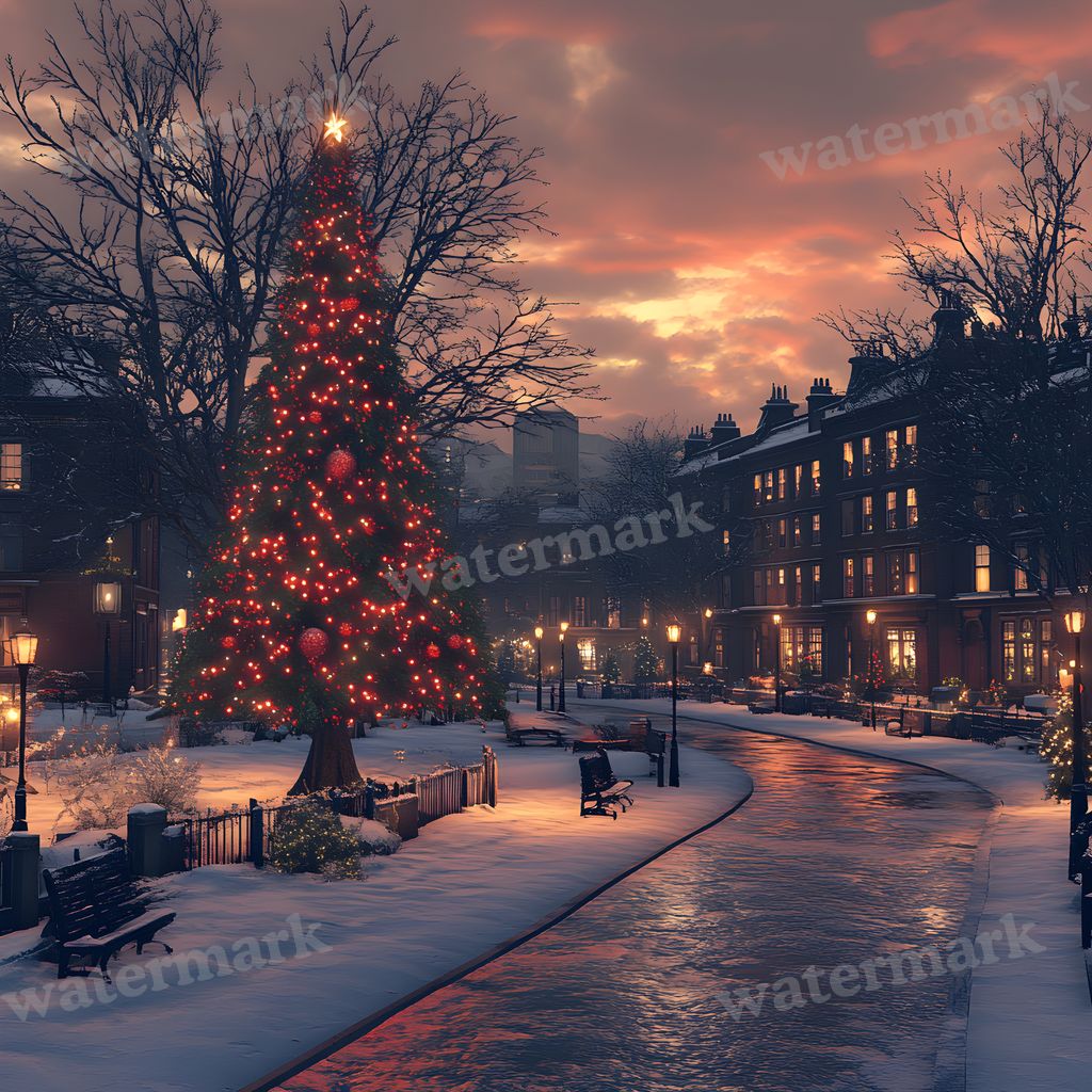 Classic Christmas Backdrop Images