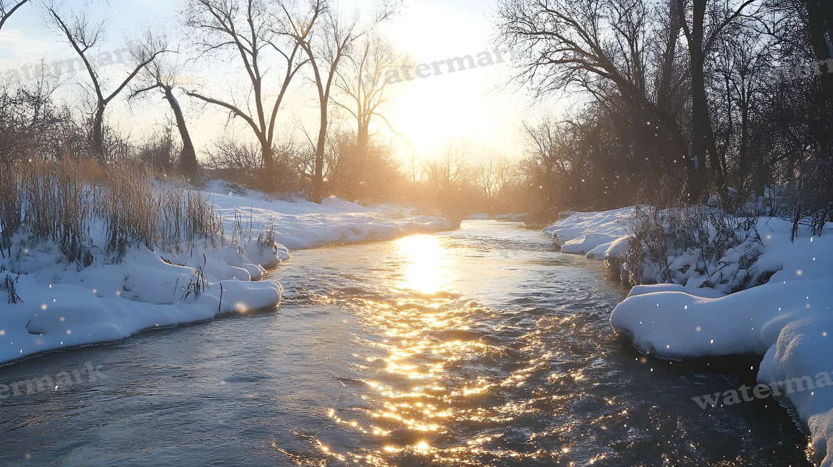 Winter Snow Backdrop Images