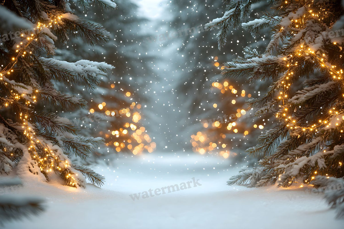 Snowy Forest Backdrop Images