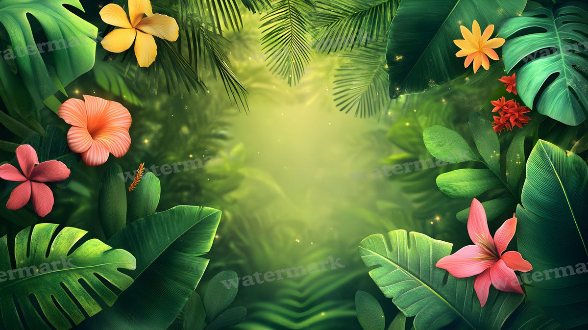 Tropical Forest Backdrop Images