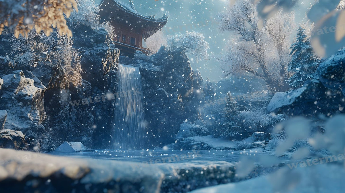 Winter Snow Backdrop Images