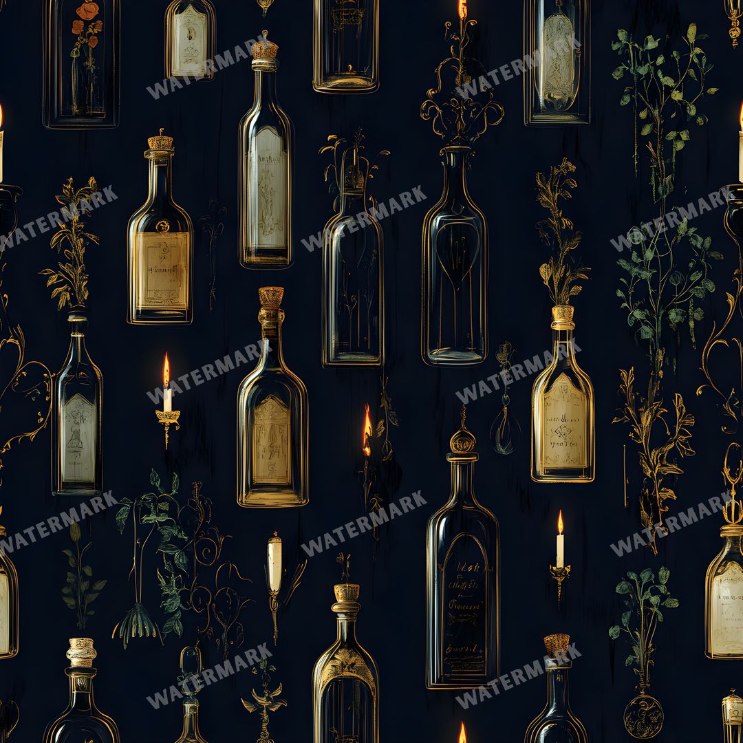 Witchcraft Seamless Pattern