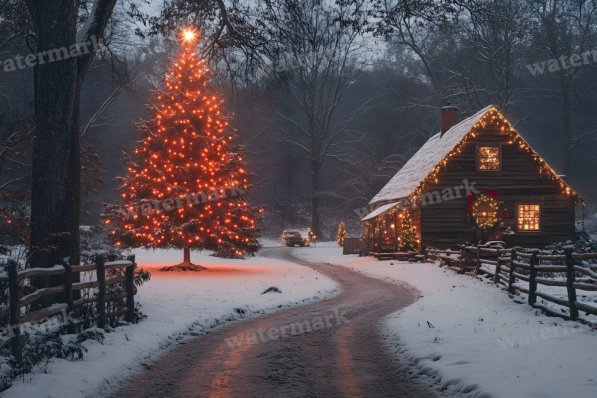Classic Christmas Backdrop Images