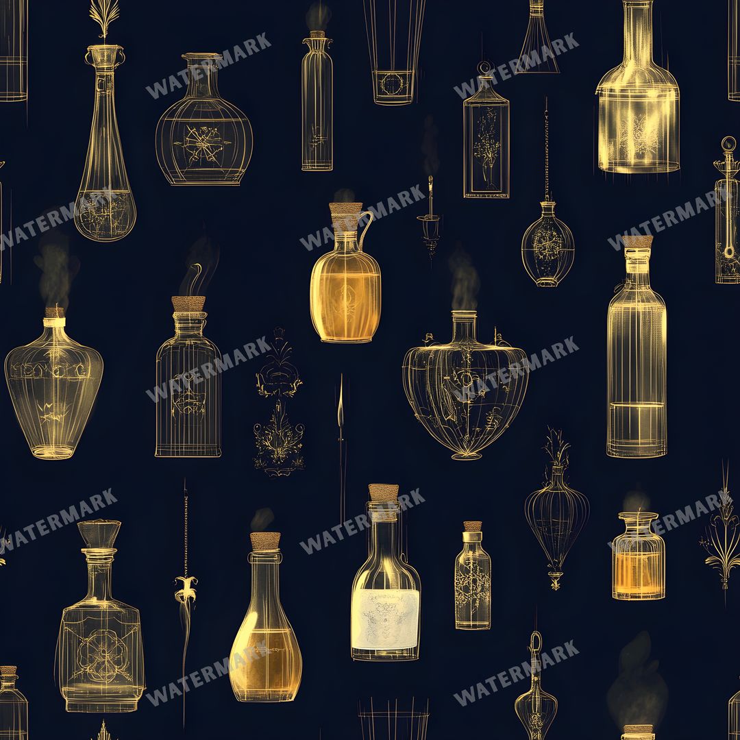 Witchcraft Seamless Pattern