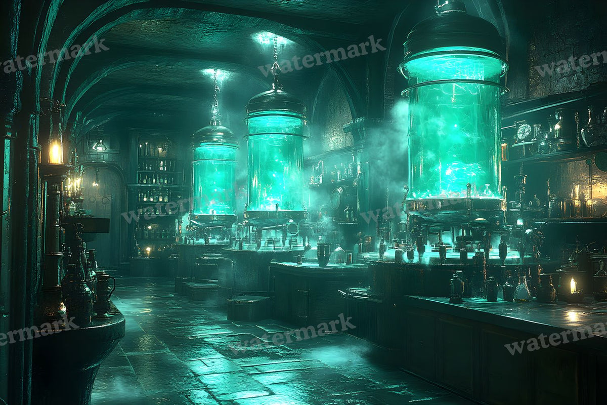 Alchemist Corner Study Backdrop Images