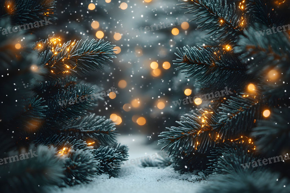 Snowy Forest Backdrop Images