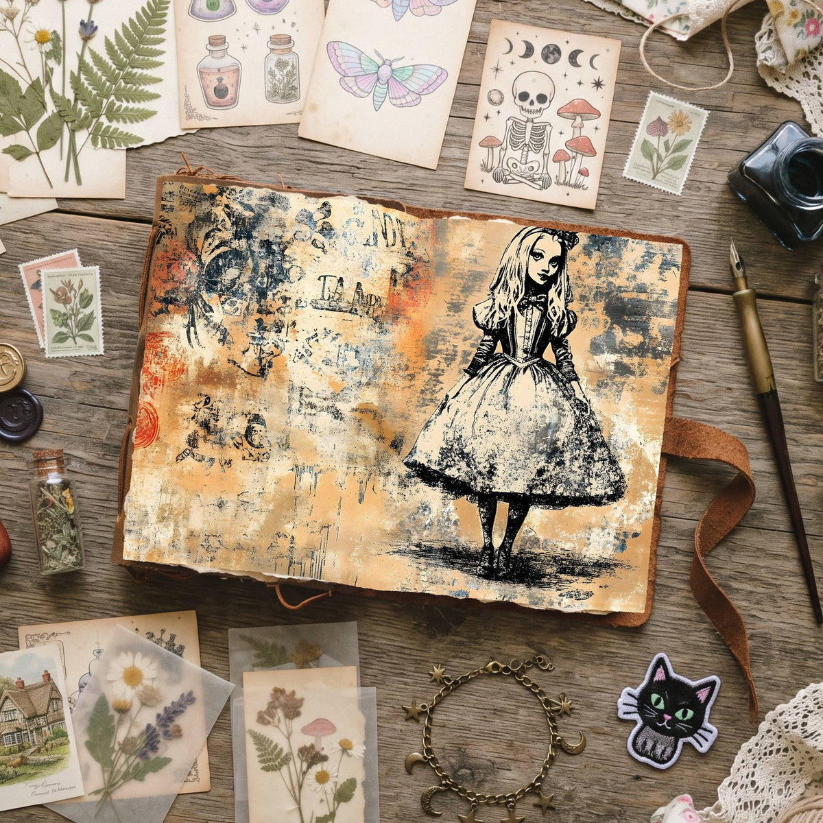 Alice In Wonderland Digital Papers