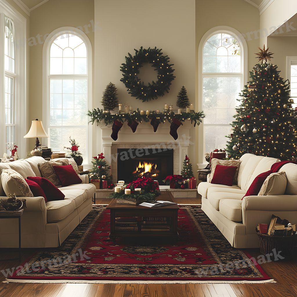 Classic Christmas Backdrop Images