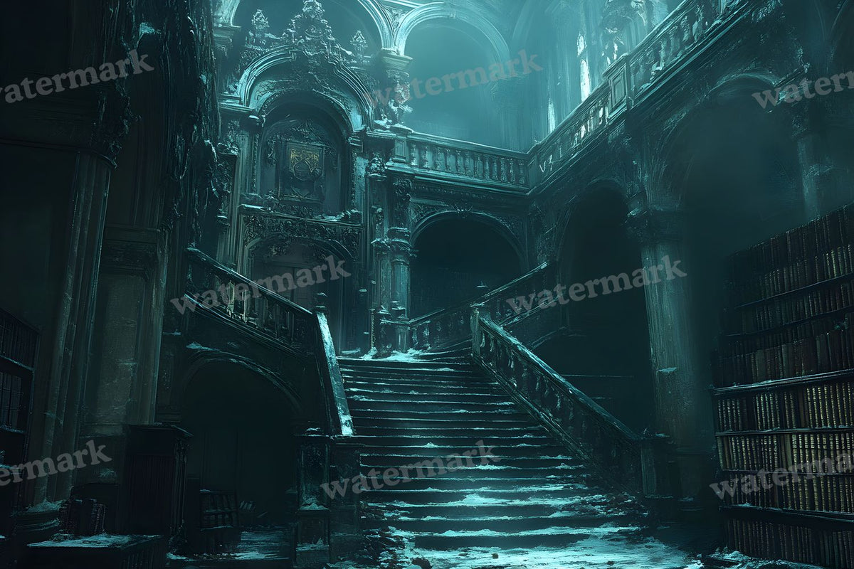 Dark Academia Study Backdrop Images