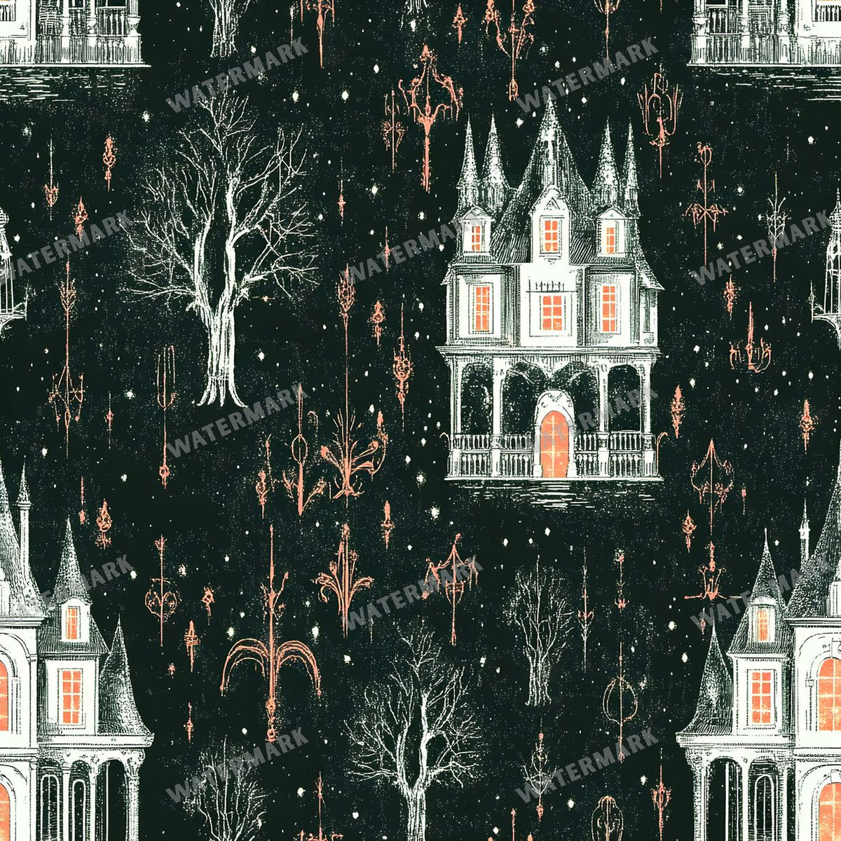 Witchcraft Seamless Pattern