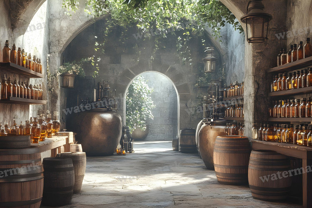 Alchemist Corner Study Backdrop Images