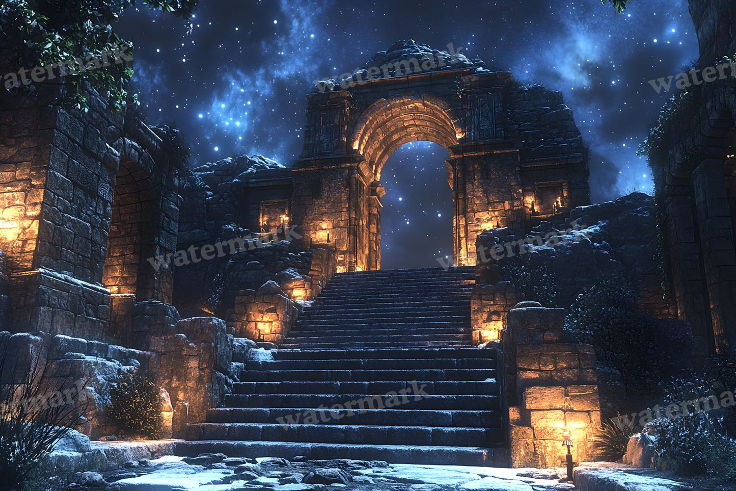 Ancient Egyptian Night Backdrop Images