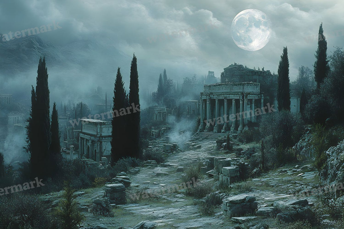 Ancient Roman Night Backdrop Images