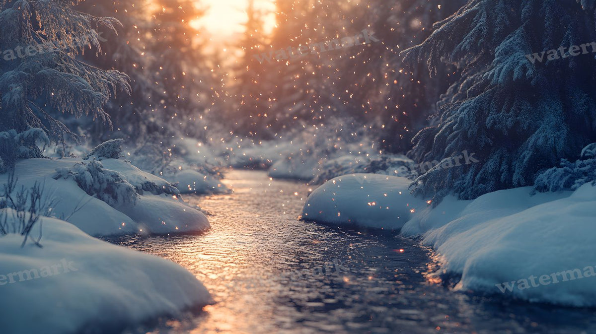 Winter Snow Backdrop Images