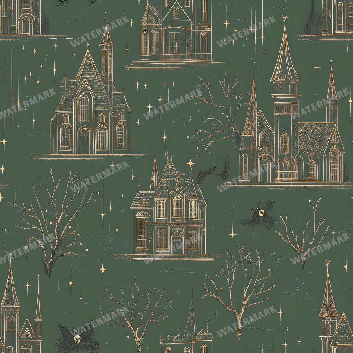 Witchcraft Seamless Pattern