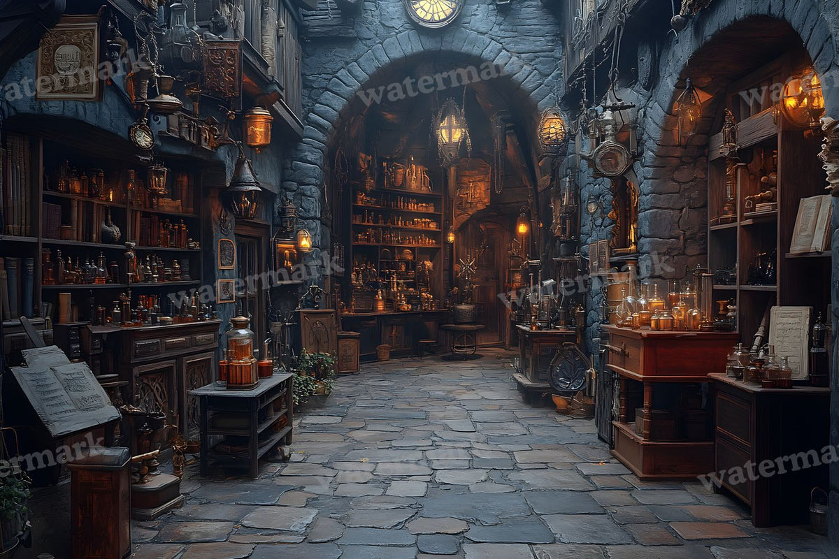 Alchemist Corner Study Backdrop Images