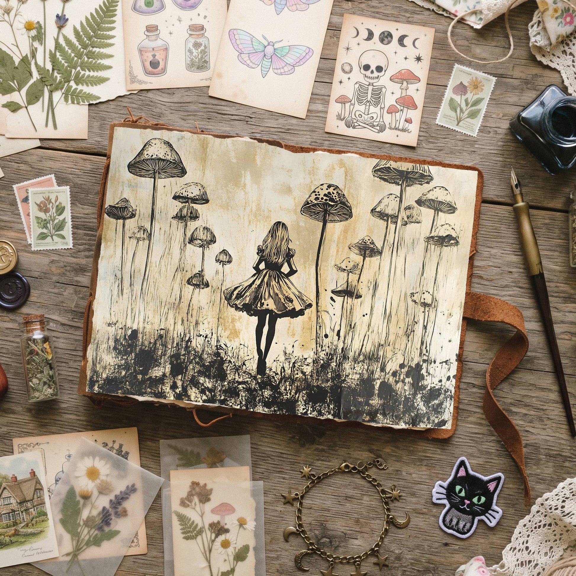 Alice In Wonderland Digital Papers