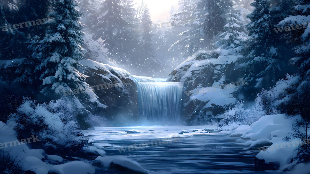 Winter Snow Backdrop Images