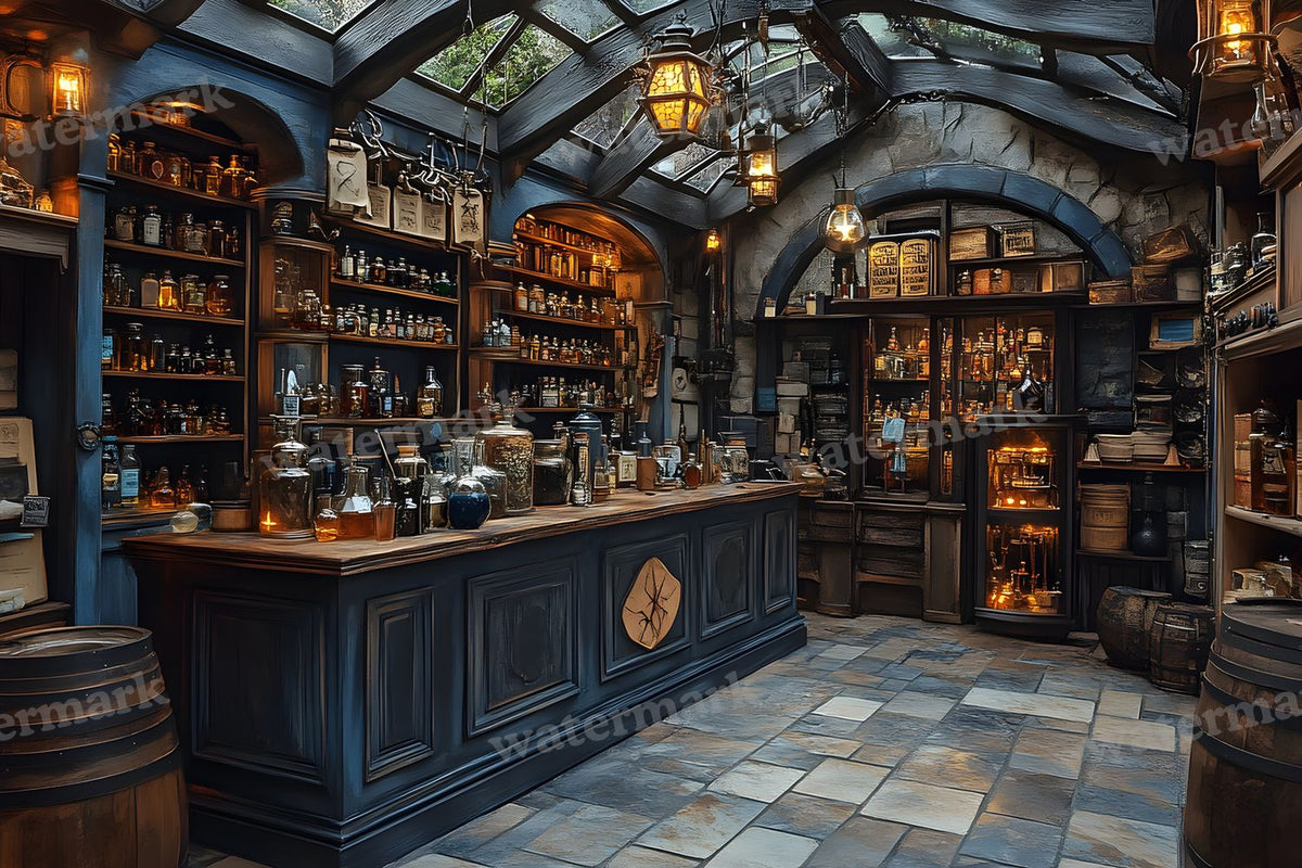 Alchemist Corner Study Backdrop Images