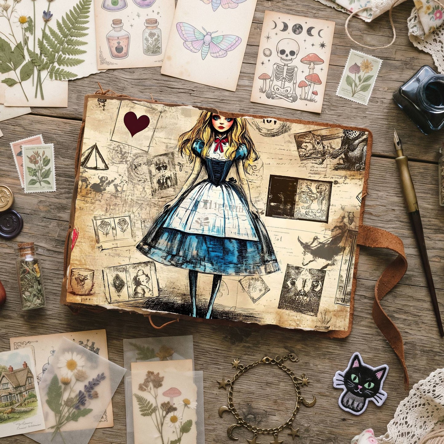 Alice In Wonderland Digital Papers
