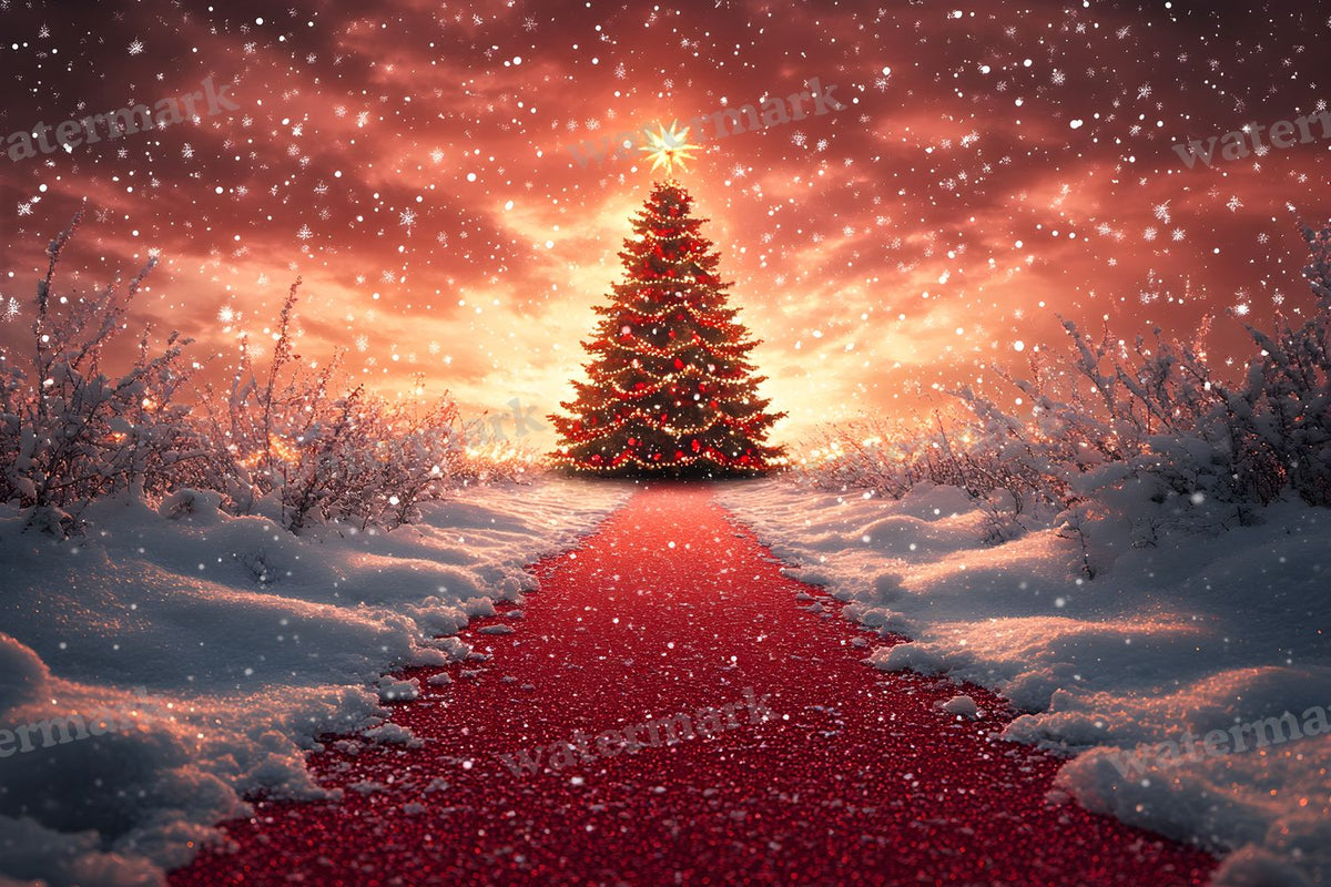 Christmas Outdoor Scene Backdrop Images