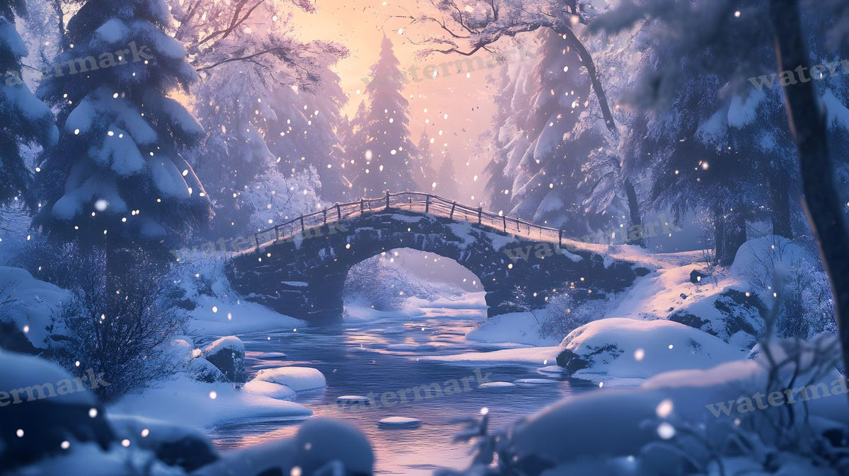 Winter Snow Backdrop Images