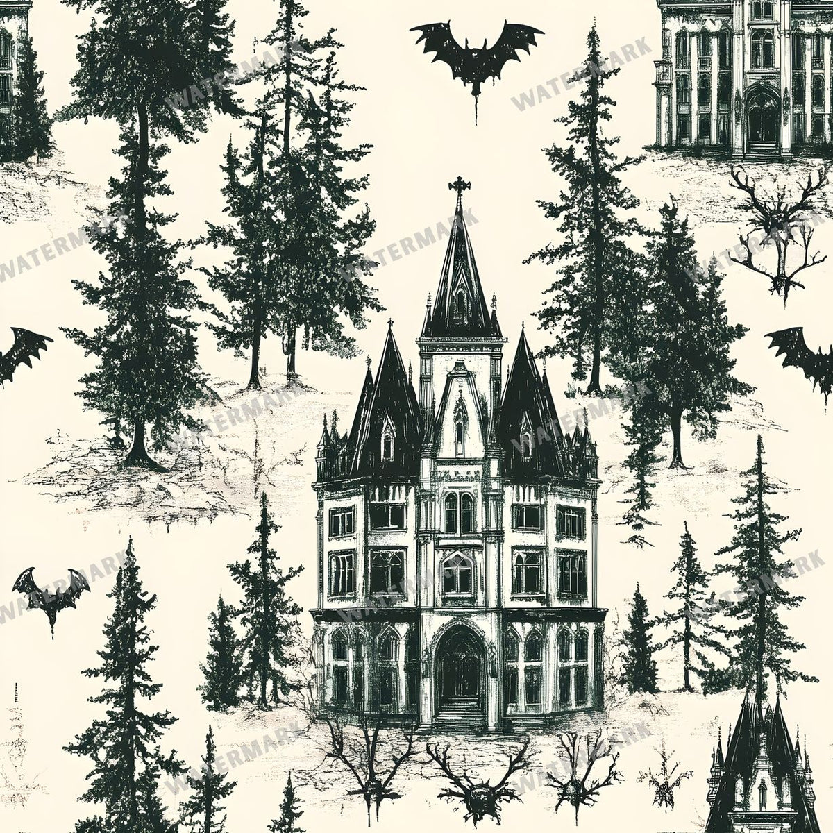 Witchcraft Seamless Pattern