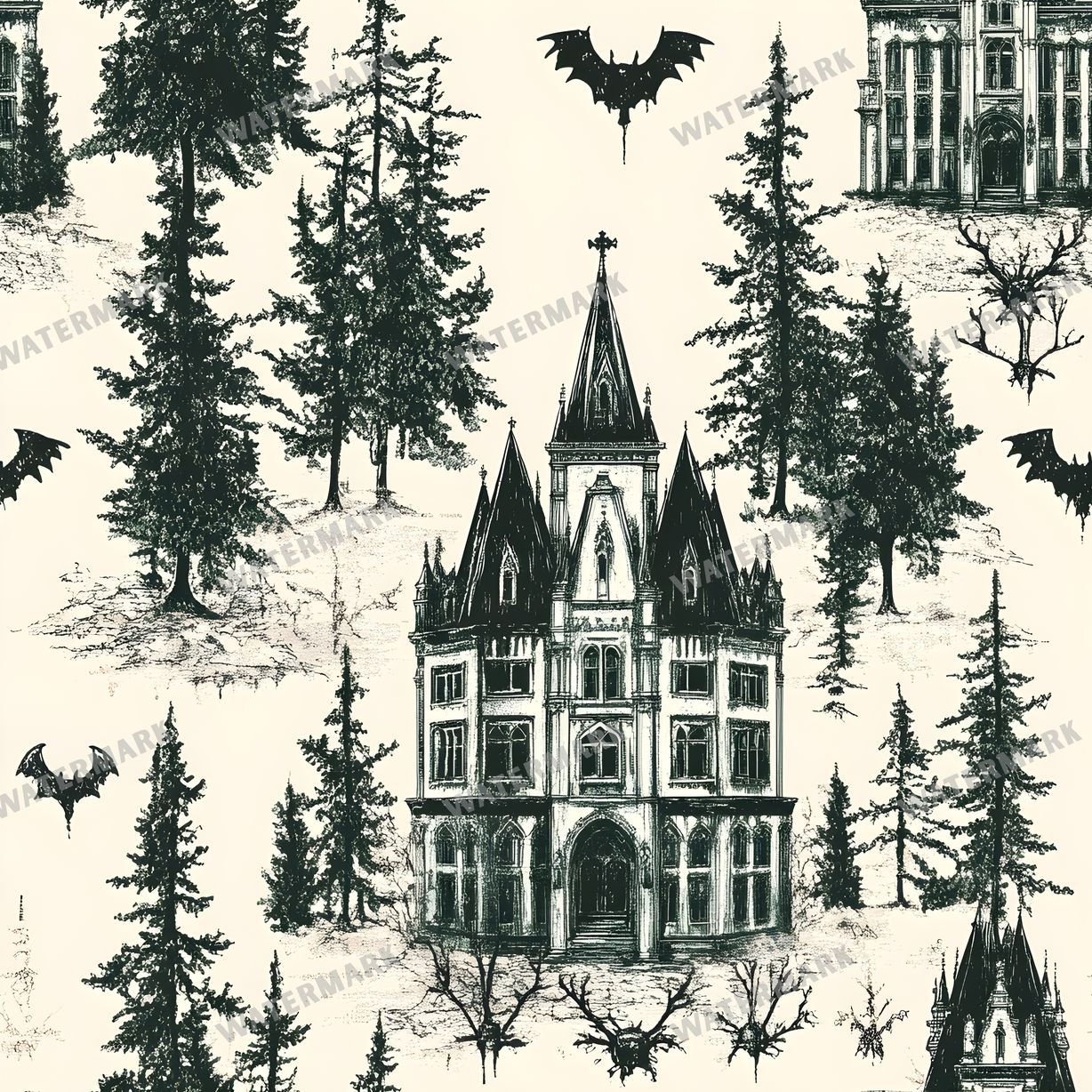 Witchcraft Seamless Pattern