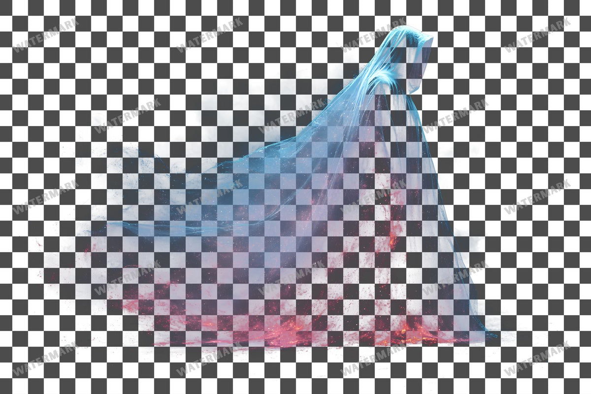 Vibrant Witchs Robe Transparent Overlay Pngs