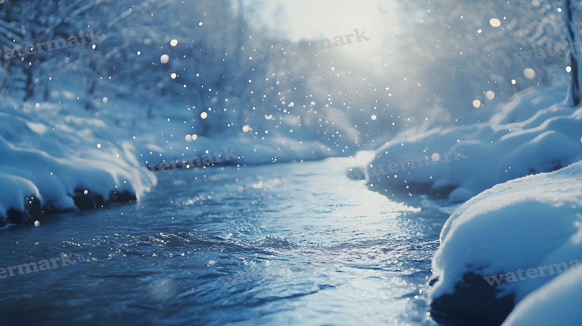 Winter Snow Backdrop Images