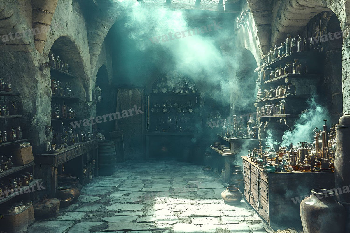 Alchemist Corner Study Backdrop Images