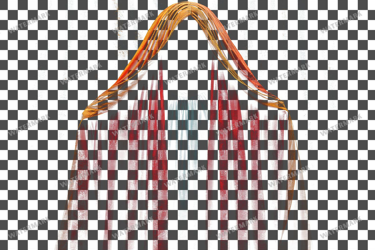 Vibrant Witchs Robe Transparent Overlay Pngs
