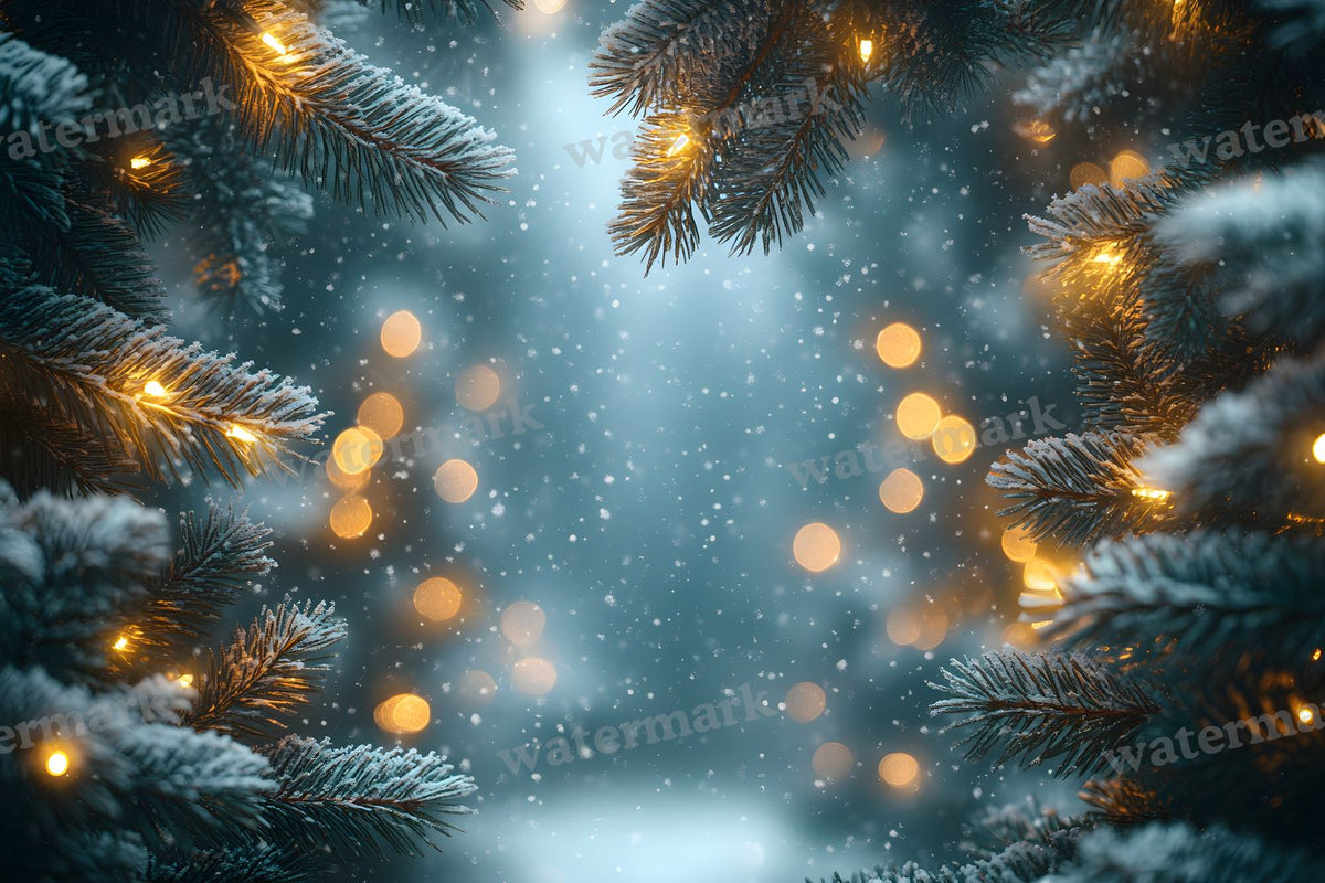 Snowy Forest Backdrop Images