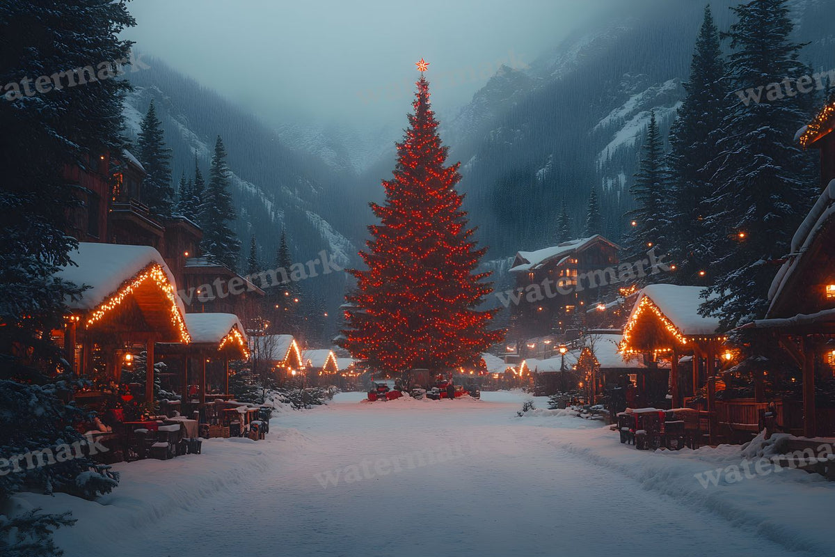 Classic Christmas Backdrop Images