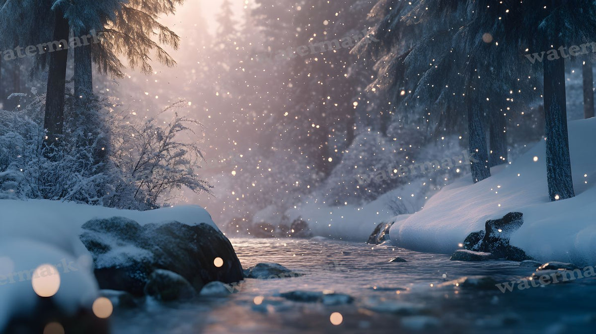 Winter Snow Backdrop Images