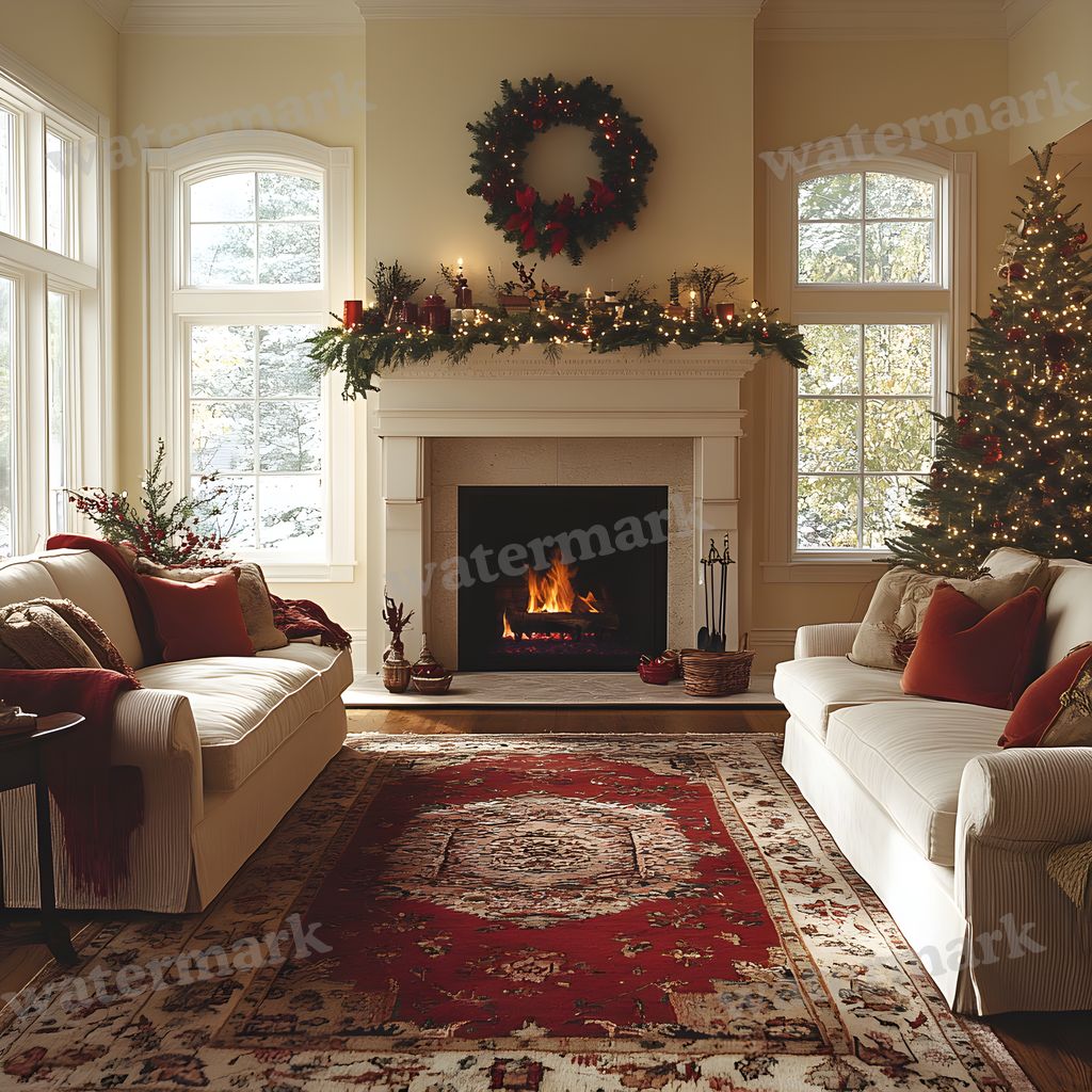 Classic Christmas Backdrop Images