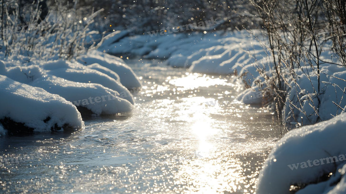 Winter Snow Backdrop Images