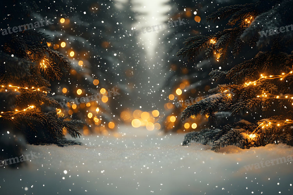 Snowy Forest Backdrop Images