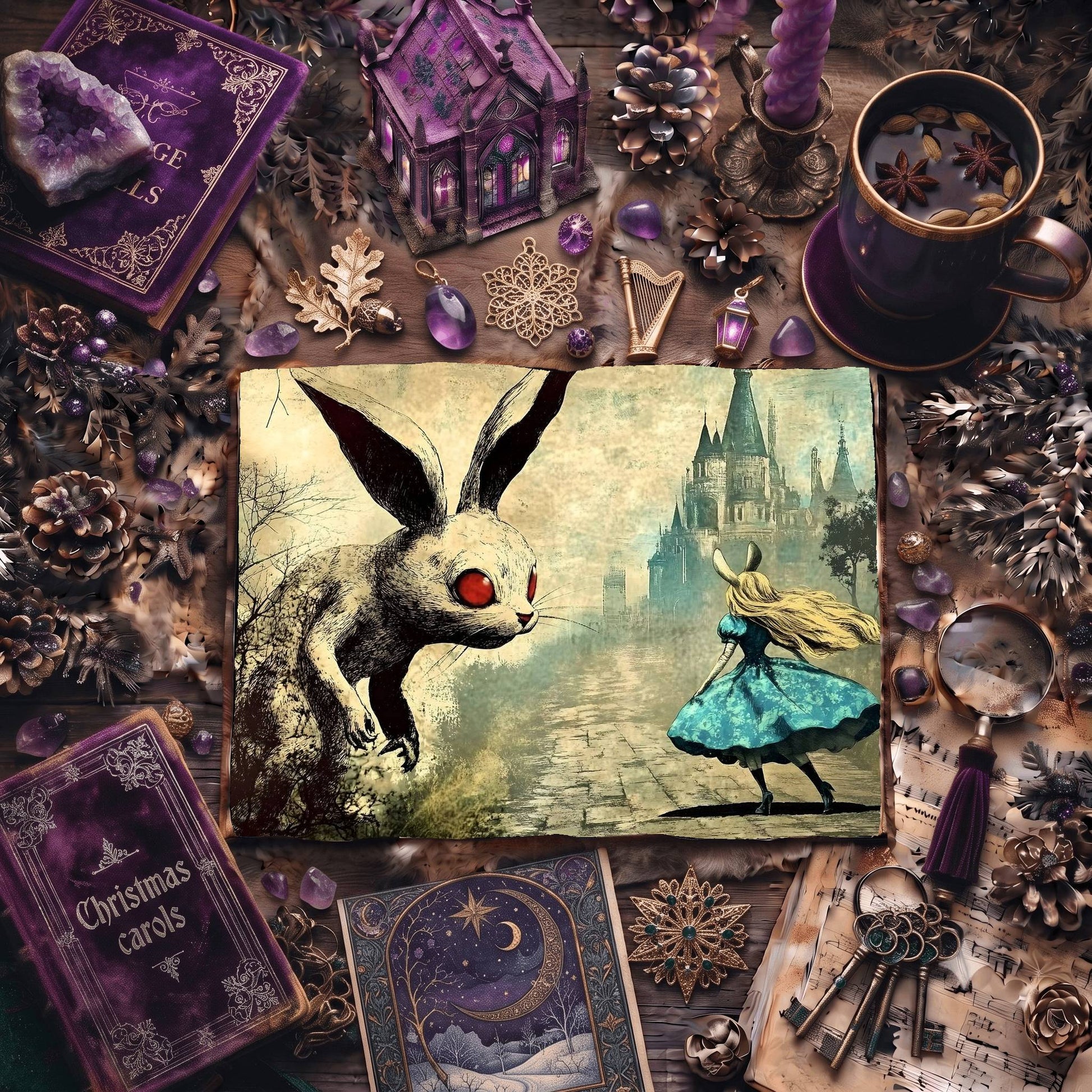 Alice In Wonderland Digital Papers