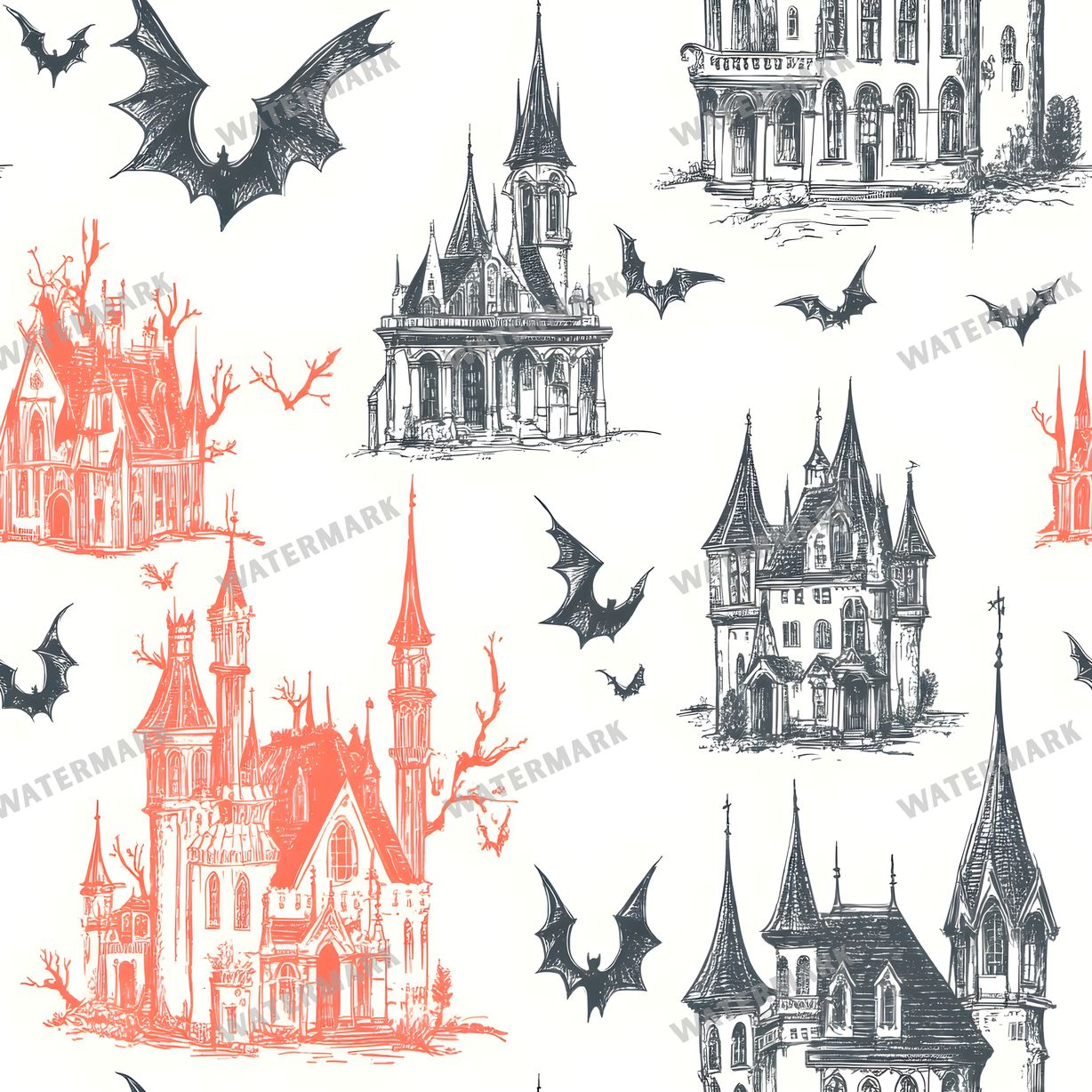 Witchcraft Seamless Pattern