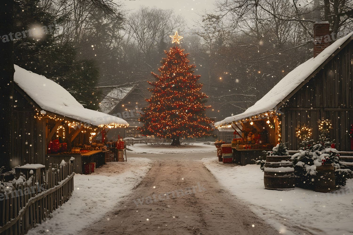 Classic Christmas Backdrop Images