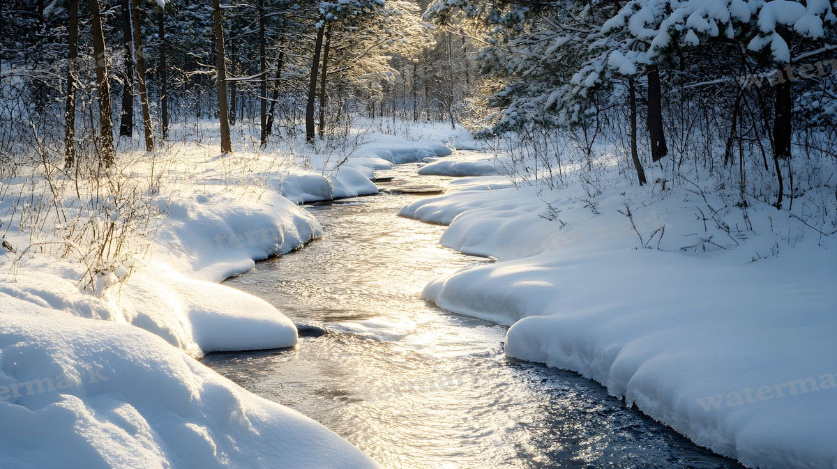 Winter Snow Backdrop Images